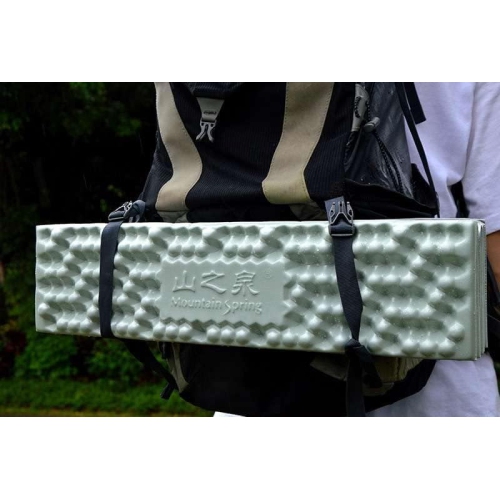 Mountain Spring Zebra Series Three-Quarter Short High-Density Folding Closed Cell Foam Sleeping Pad R-1.9 | CONCAVE-Convex High Performance