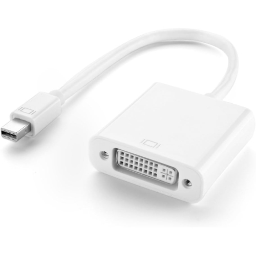 SUPERSHIELD  Mini Displayport to Dvi Cable Adapter Male to Female Thunderbolt Video Display Converter M/f