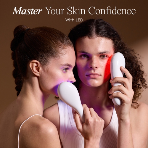 Project E Beauty LumaGlow Red & Blue | LED Light Therapy Wand | Anti-Aging & Anti-Acne | Reduce Inflammation | FDA-Cleared