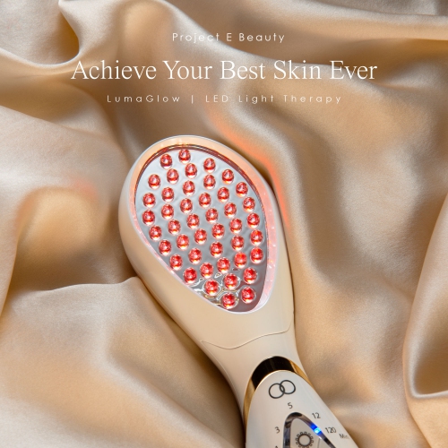 Project E Beauty LumaGlow Red & Blue | LED Light Therapy Wand | Anti-Aging & Anti-Acne | Reduce Inflammation | FDA-Cleared