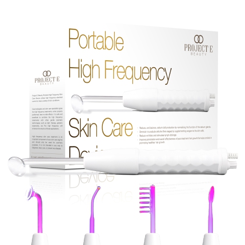 PROJECT E BEAUTY  Faisca Argon (Purple) | High Frequency Wand | Anti-Acne | Tighten & Lift | Wound Healing | Prevent Hair Loss