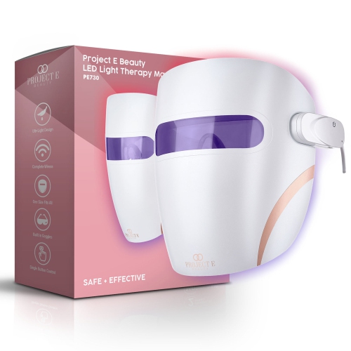 Project E Beauty LED Light Therapy Mask Infrared Red Blue