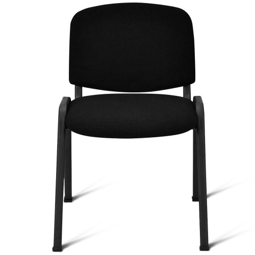 Costway Set of 10 Office Guest Chair Stackable Reception Chair Waiting Conference Room