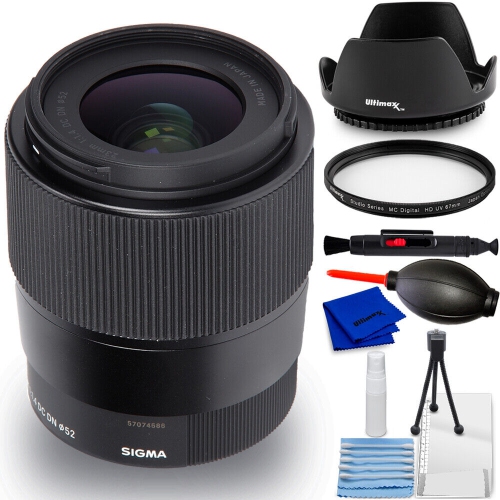 SIGMA  23MM F/1.4 Dc Dn Contemporary Lens (Sony E) 348965 - 7PC Accessory Bundle
