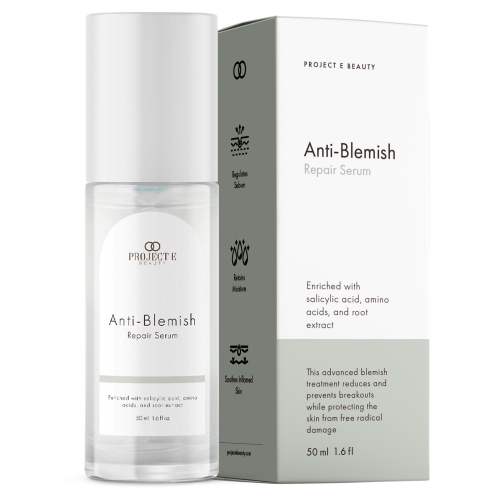 Project E Beauty Clear Care Anti-Acne Essence | Pimple & Spot Solution | Anti-Blemish | Unclog & Minimize Pores | 50ml