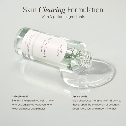 Project E Beauty Clear Care Anti-Acne Essence | Pimple & Spot Solution | Anti-Blemish | Unclog & Minimize Pores | 50ml