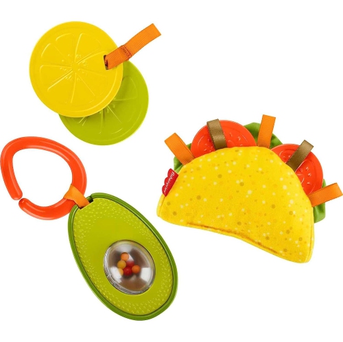 Open Box - Fisher Price FXC05 Taco Tuesday Gift Set with 3 Food Themed Sensory Toys