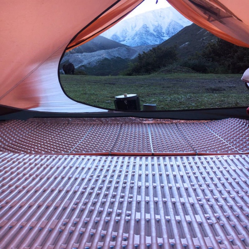 Mountain Spring Aluminum Film Classic Folding Pad | Closed Cell Foam Sleeping Pad | R1.8 | Lightweight Sleeping Mat for Camping Hiking Backpacking