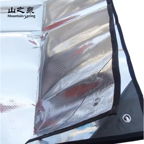 Mountain Spring Heavy Duty Aluminum Foil Emergency Survival Blanket Moisture-Proof Mat - 2 Person | All-Weather Emergency Blanket