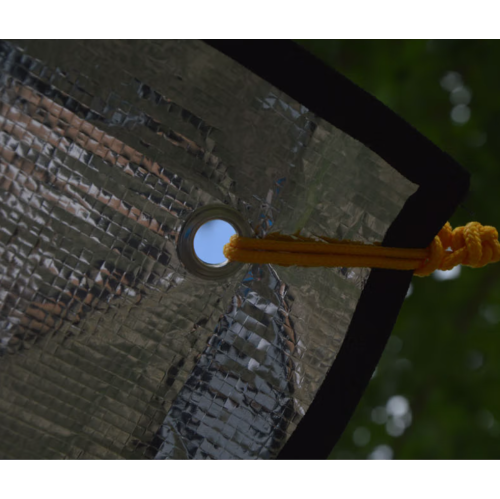 Mountain Spring Heavy Duty Aluminum Foil Emergency Survival Blanket Moisture-Proof Mat - 2 Person | All-Weather Emergency Blanket