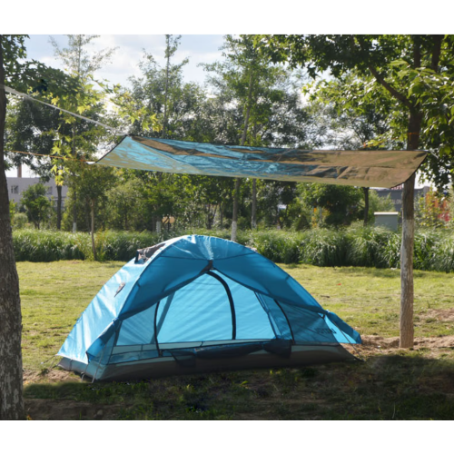 Mountain Spring Heavy Duty Aluminum Foil Emergency Survival Blanket Moisture-Proof Mat - 2 Person | All-Weather Emergency Blanket