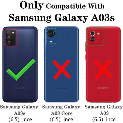 XCRS Slim Shockproof Crystal Acrylic Cover with Complete overall Protection, bumper and reinforced edges case for Samsung Galaxy A03S