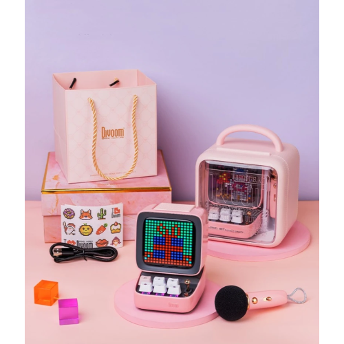 Divoom Ditoo-mic Retro Pixel Art Game Bluetooth Speaker