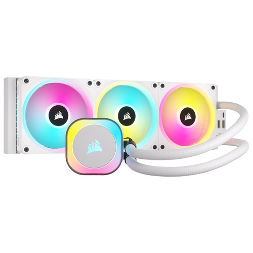 Corsair iCUE LINK H150i RGB 360mm Liquid CPU Cooling System- White