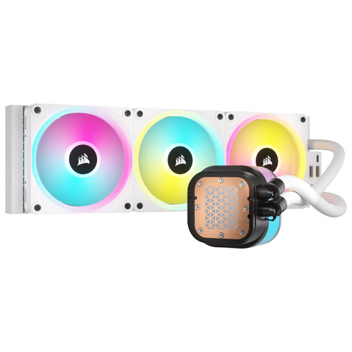 Corsair iCUE LINK H150i RGB 360mm Liquid CPU Cooling System- White