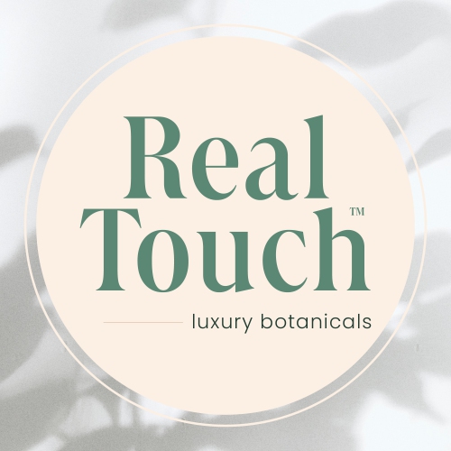 Real Touch™ Artificial Spring Orchids in a Striped Ceramic Pot - 2' - Pink