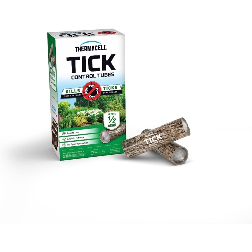 Thermacell Tick Control Tubes for Yards, Environmentally Friendly Alternative to Tick Spray & Tick Repellent - 12 Tubes