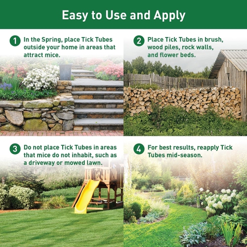Thermacell Tick Control Tubes for Yards, Environmentally Friendly Alternative to Tick Spray & Tick Repellent - 12 Tubes