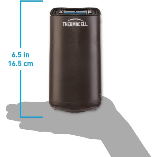 Thermacell Patio Shield Mosquito Repeller And Refill Bundle - DEET-Free & Scent-Free - Black