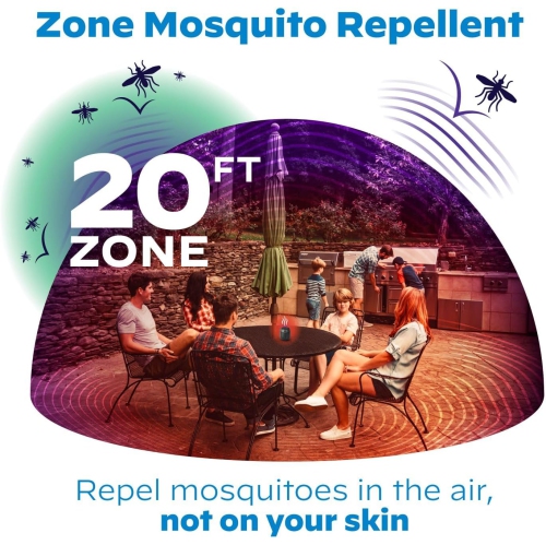 Thermacell Mosquito Repellent E-Series Rechargeable Repeller with 9H Battery Life