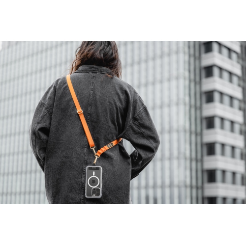 SwitchEasy MagEasy 20mm Strap + Strap Card with Adjustable Detachable Neckstrap and Phone Lanyard Compatible with All Smartphones such as Apple