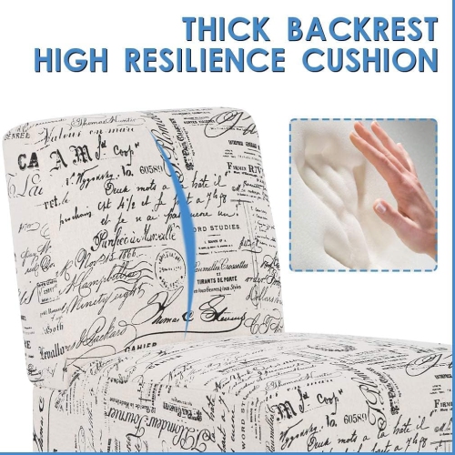 Chair dining room chair living room armchair modern chair modern fabric living room chair 2-piece solid wood leg home furniture, white