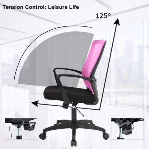 BestOffice Mesh Computer Rolling Swivel Modern Executive Chair Adjustable Stool Back Support for Adult