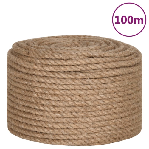 VIDAXL  Rope 100% Jute 12 MM 100 M