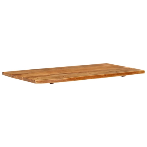 vidaXL Bathroom Vanity Top Solid Acacia Wood 100x52x2.5 cm