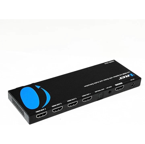 OREI  4K 1X4 HDMI 2.0 Splitter With Scaler And Audio Extraction With Edid Management (Uhds-104A)