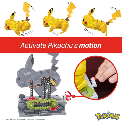 Pokemon 84154529 Motion Pikachu Mechanized Building Set