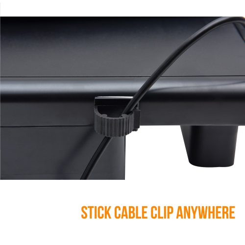 DAC Height Adjustable Corner Monitor Riser(MP-197)-Black