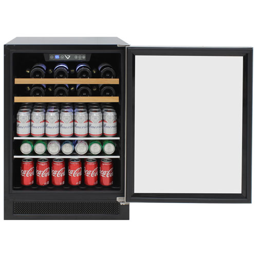 Vinturi 16-Bottle / 106 Can Beverage Centre - Stainless Steel
