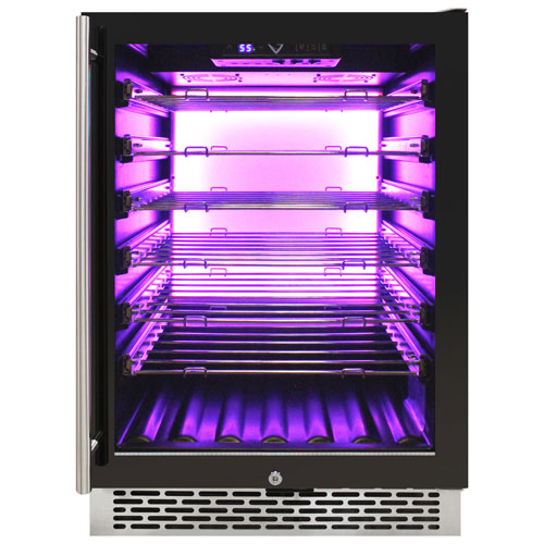 Vinturi 41-Bottle Wine Cellar (VRIW4101BL) - Black Stainless Steel