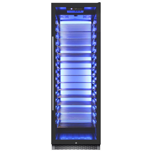 Cellier de 141 bouteilles de Vinturi - Acier inoxydable noir