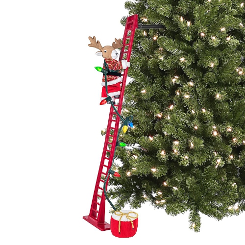 Mr. Christmas Reindeer Climbing Ladder Tabletop Decoration #337227