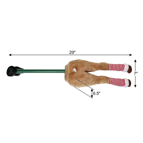 Mr. Christmas Animated Kicking Reindeer Legs Tree Decoration