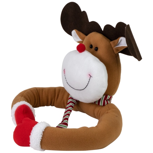 Plush Reindeer Christmas Tree Topper -26" - Unlit