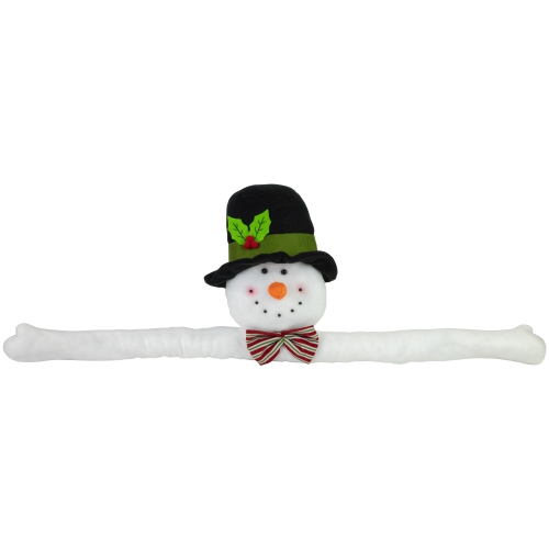 25" Plush Snowman Christmas Tree Topper, Unlit