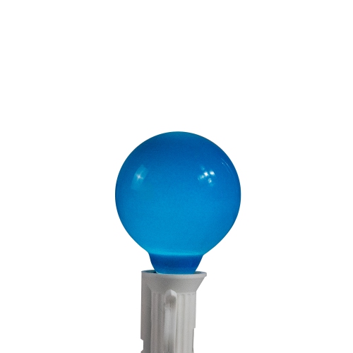 Patriotic G40 Globe Indoor Outdoor Patio Lights - 9' White Wire - 10ct