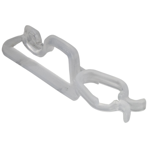 Commercial Grade Gutter and Shingle LED Christmas Light Clips - Clear - 100ct