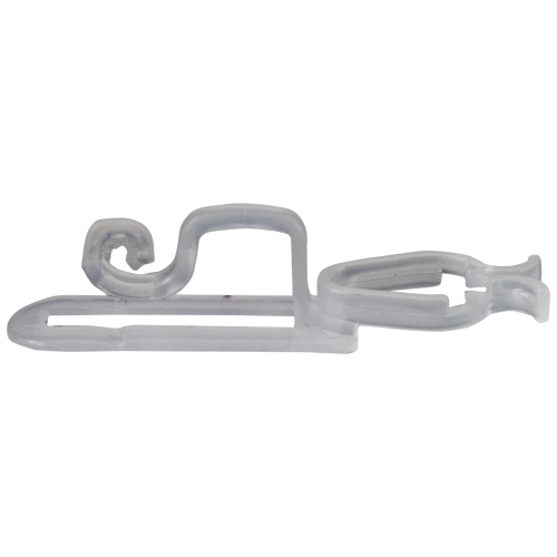 Commercial Grade Gutter and Shingle LED Christmas Light Clips - Clear - 100ct