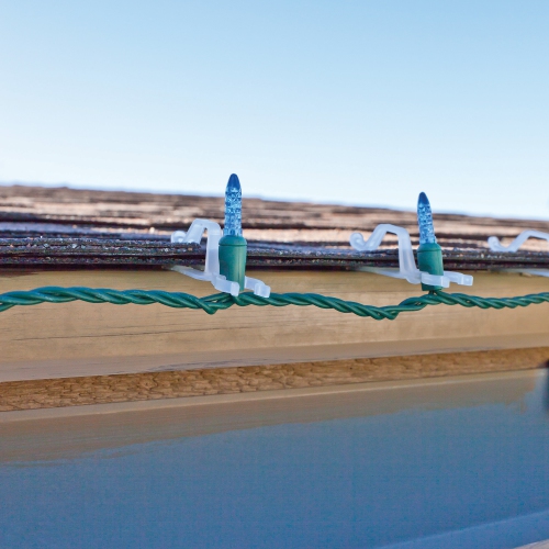 1000ct Clear Gutter and Shingle Christmas Light Clips