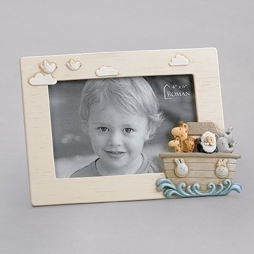 Cadre photo Arche de Noah pour photo de 4 x 6&nbsp;po - Beige