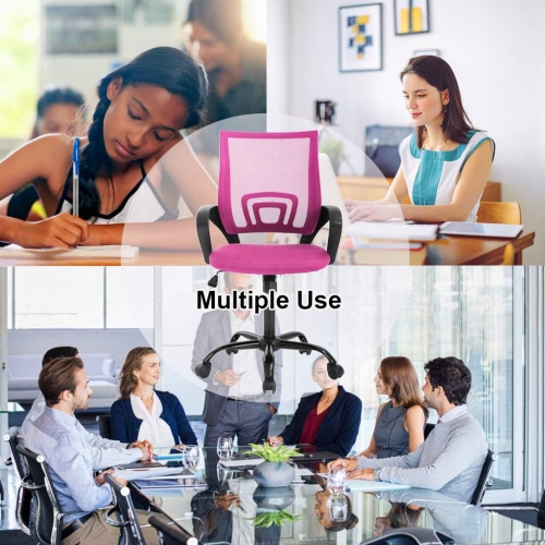 BestOffice Office Chair Ergonomic Desk Chair Mesh Computer Chair Lumbar Support Modern Executive Adjustable Stool Rolling Swivel Chair for Back