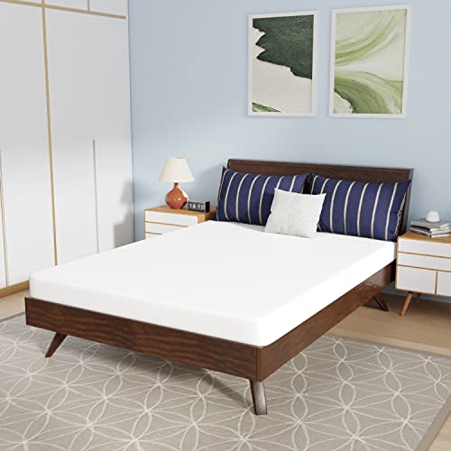 FDW  5 Inch Memory Foam Mattress Cooling Gel Bamboo Infused Mattress, Medium Firm Mattresses Certipur-Us Certified/bed-In-A-Box/pressure Relieving