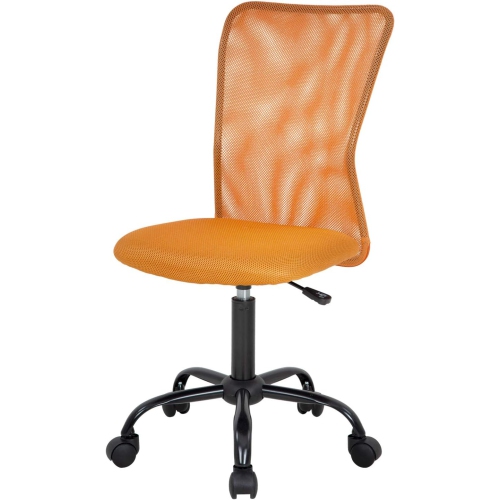 BestOffice Home Office Chair Mid Back Mesh Desk Chair Armless Computer Chair Ergonomic Task Rolling Swivel Chair Back Support Adjustable Modern Chair