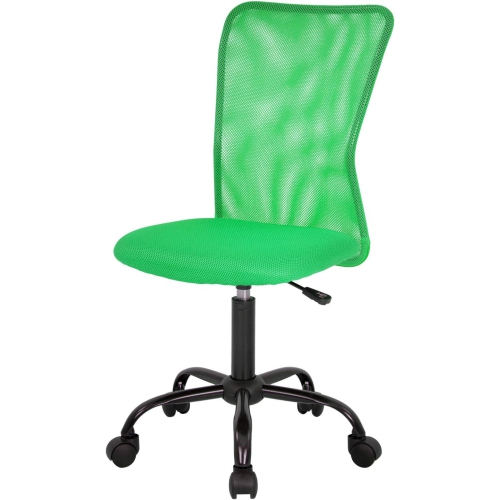 BestOffice Home Office Chair Mid Back Mesh Desk Chair Armless Computer Chair Ergonomic Task Rolling Swivel Chair Back Support Adjustable Modern Chair