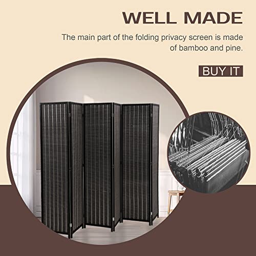 Séparateur de pièce FDW cloison de salle en bambou cloison de confidentialité cloison murale pliante en bois pour chambre à coucher