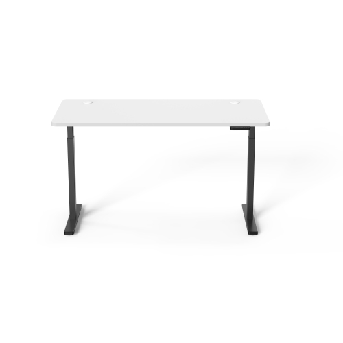 Ergoloop Snow - Black Dual motor electric Sit - Stand desk 59" x 29.5" top with memory adjustments, timer and anti-collision system built on top